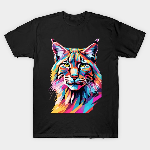 Lynx Cat WPAP T-Shirt by VALCO